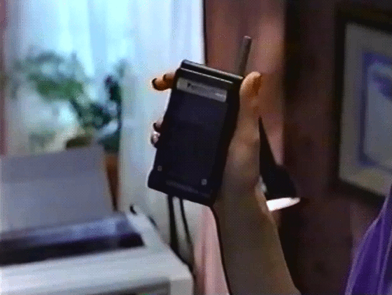 GIF of a flip phone opening