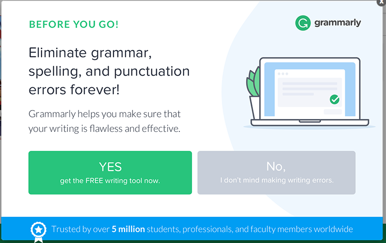 grammarly ad