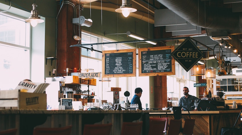 photo of a local coffee shop