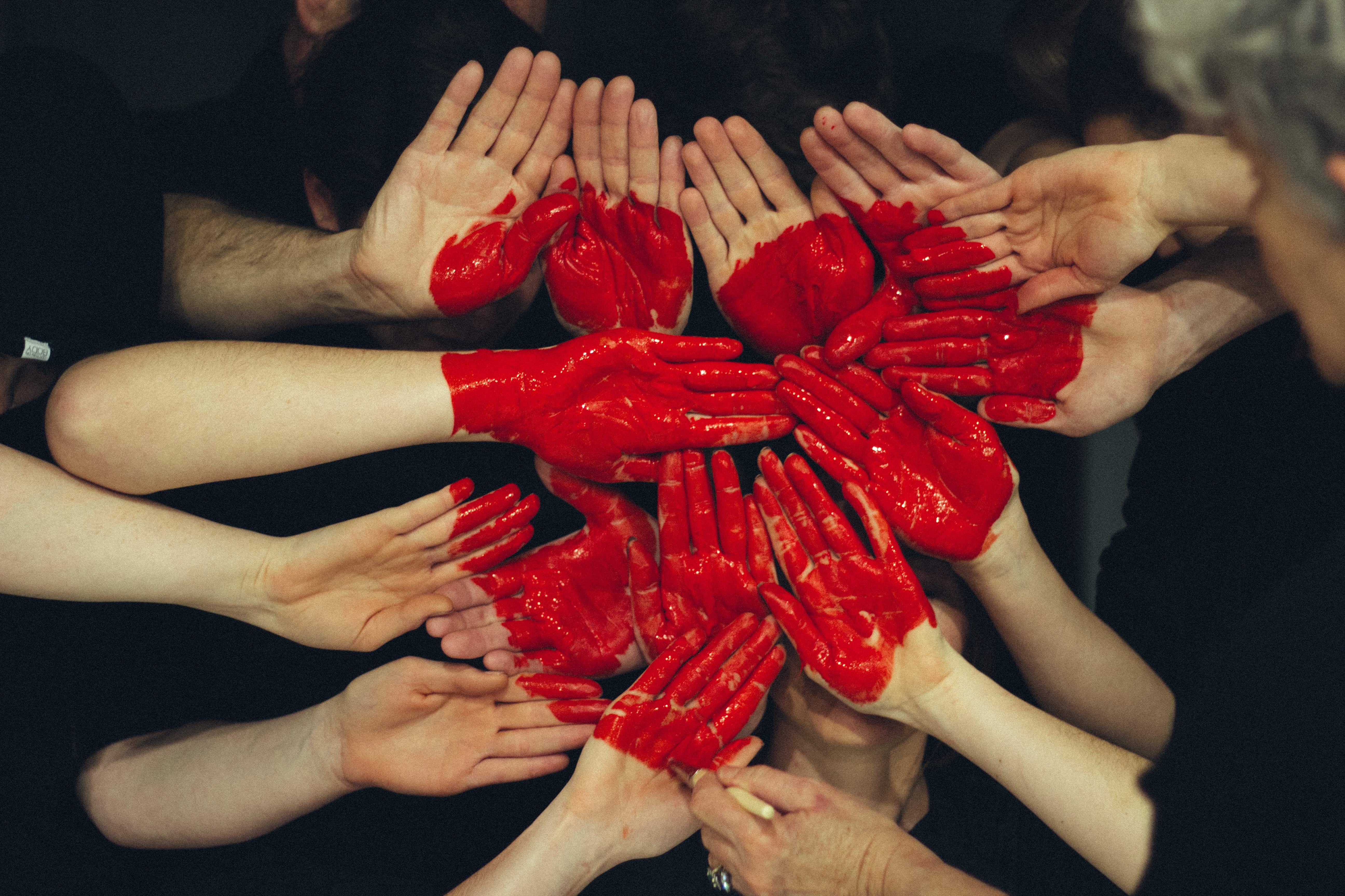 hands formed into heart