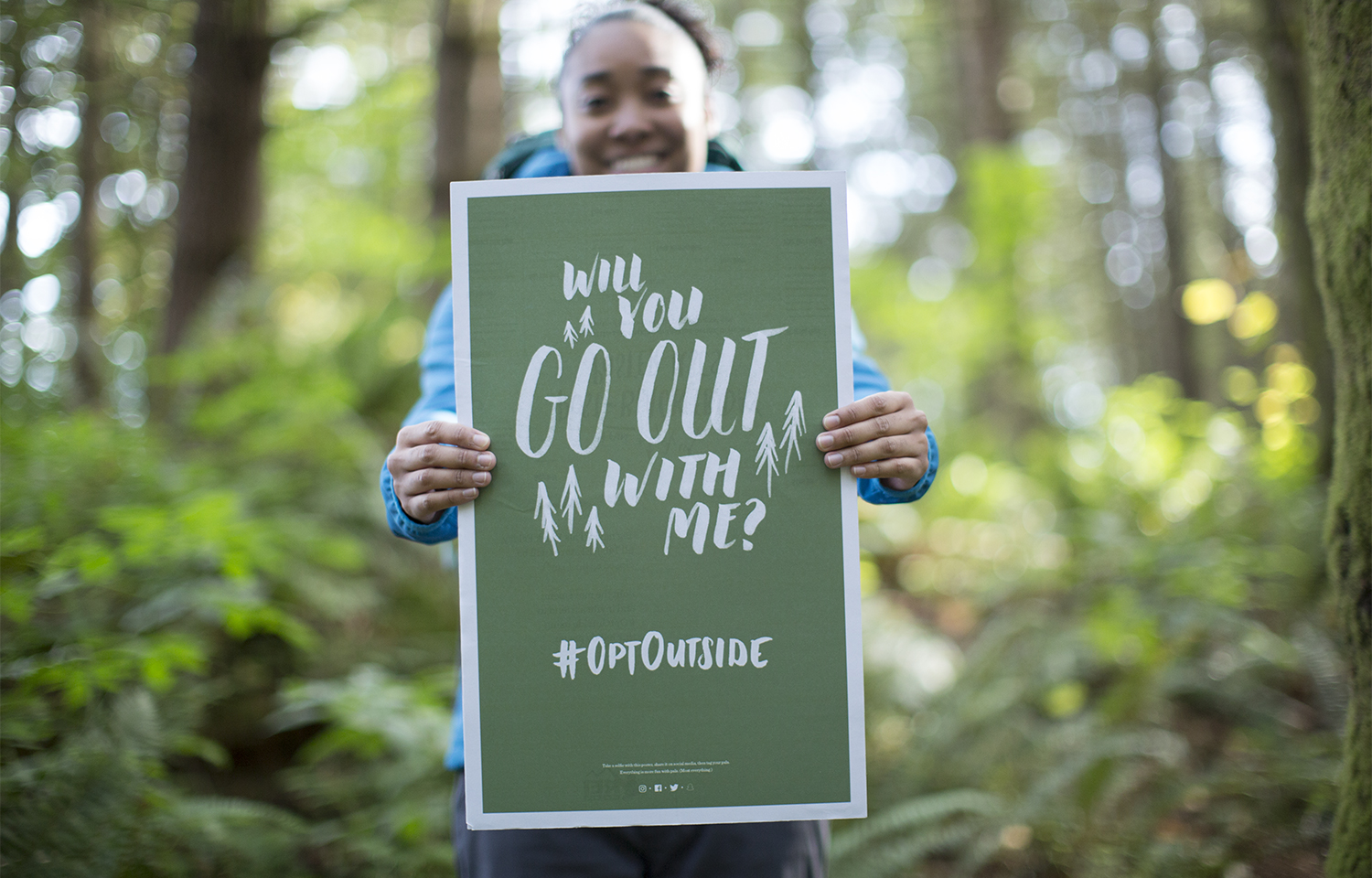 REI's go outside campaign for Black Friday