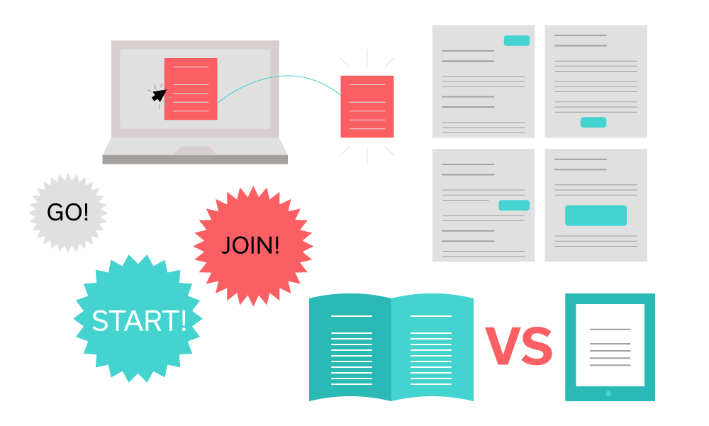 icons that represent the core elements of a call to action