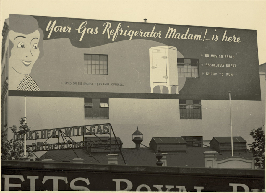 old vintage billboard