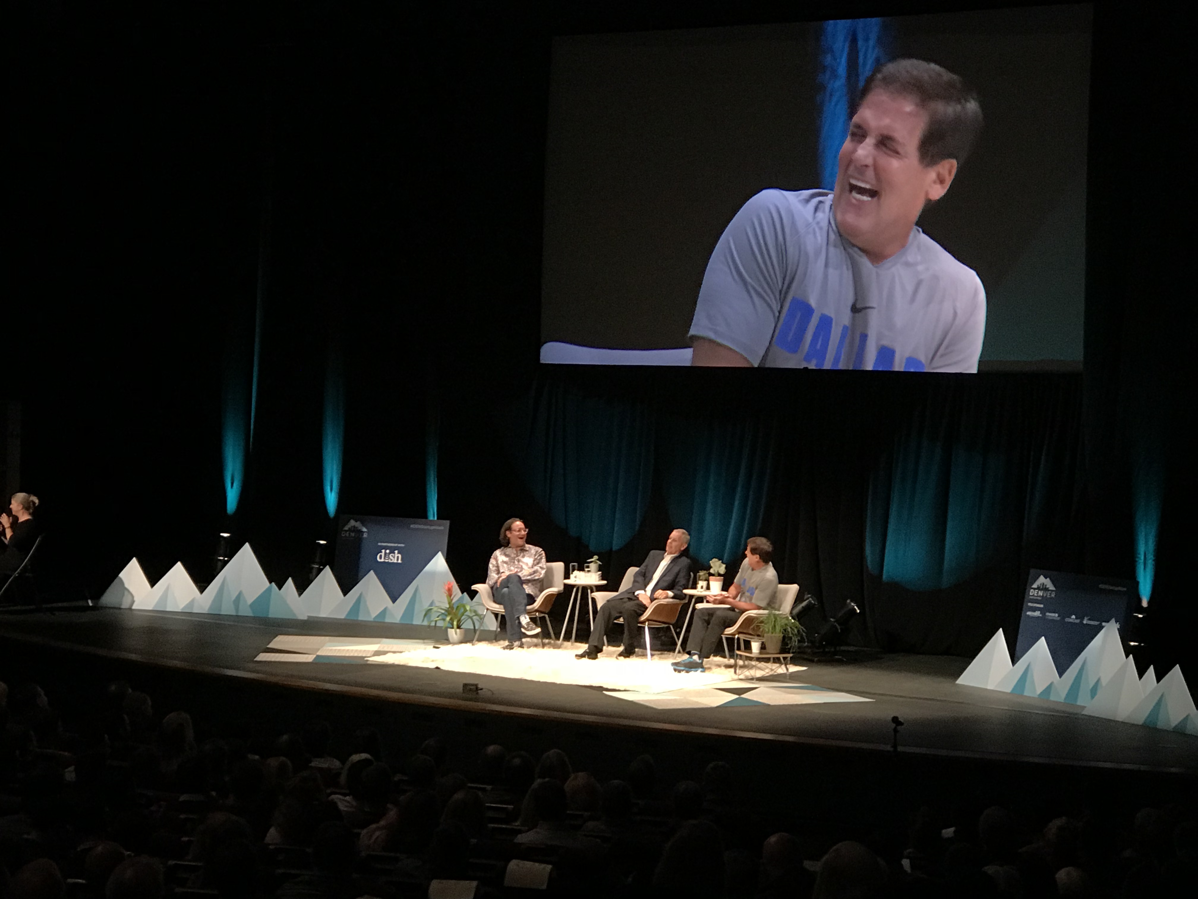 Mark Cuban speaking at Denver Startup Week