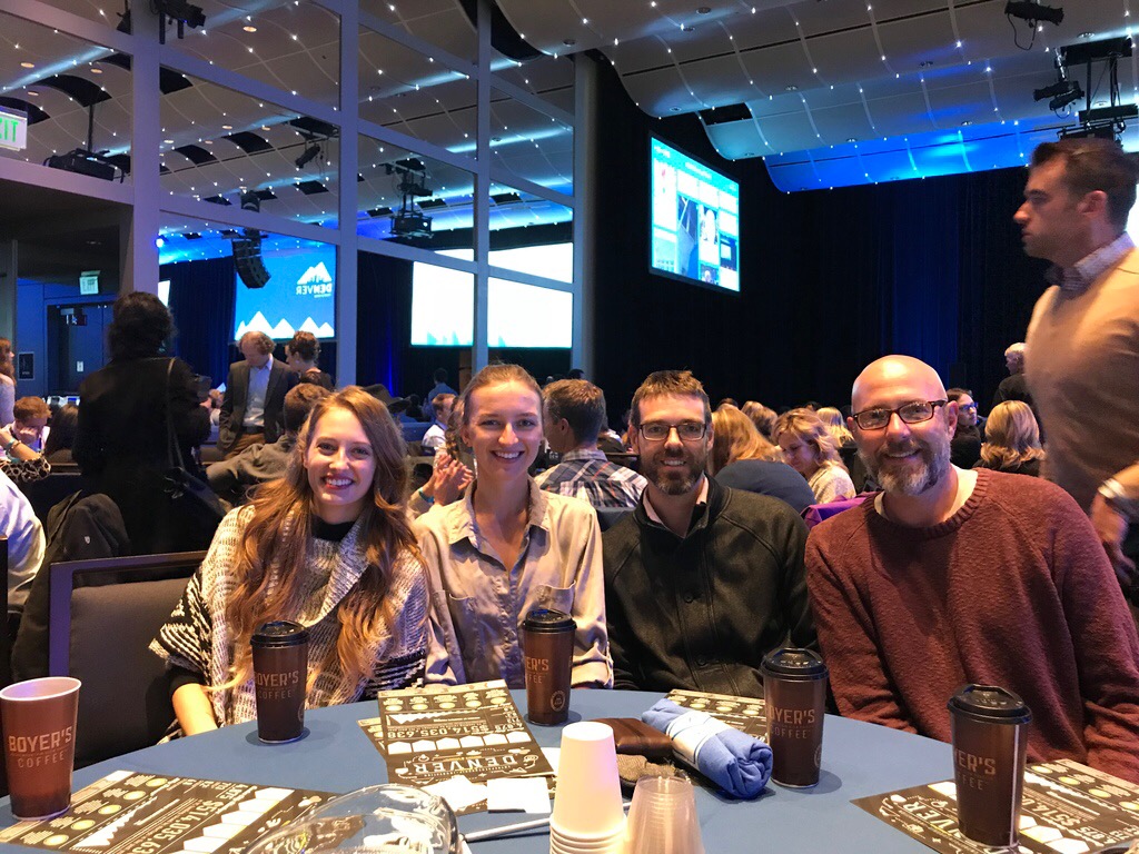 the Ascend team at the Denver Startup Week kickoff breakfast