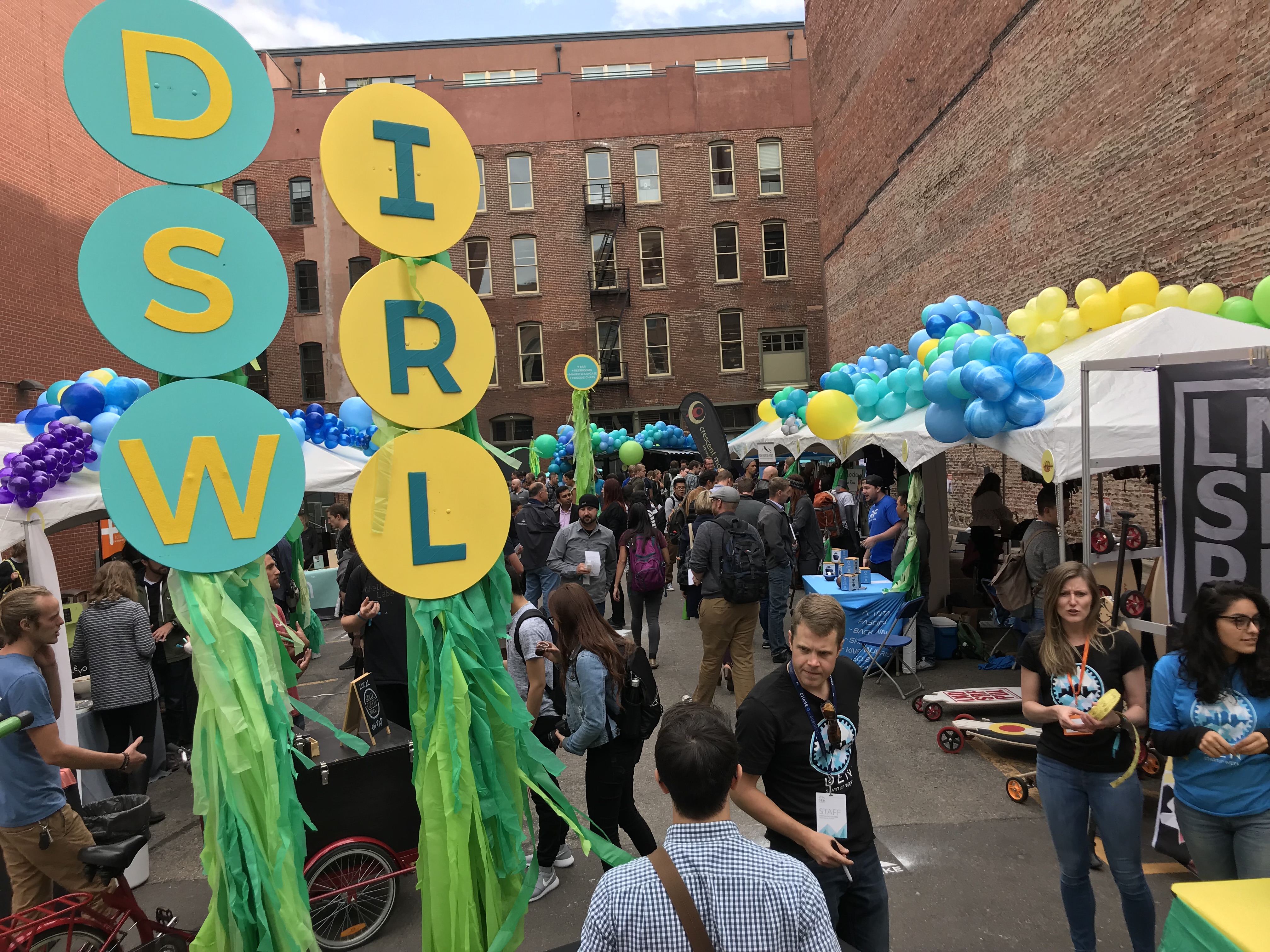 photo of IRL physical product showcase at Denver Startup Week