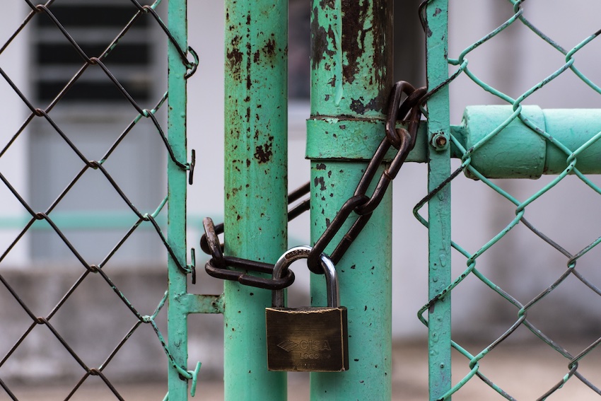 gate with lock