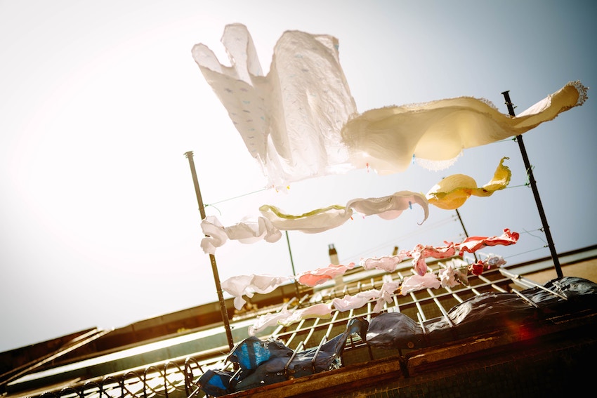 clean laundry