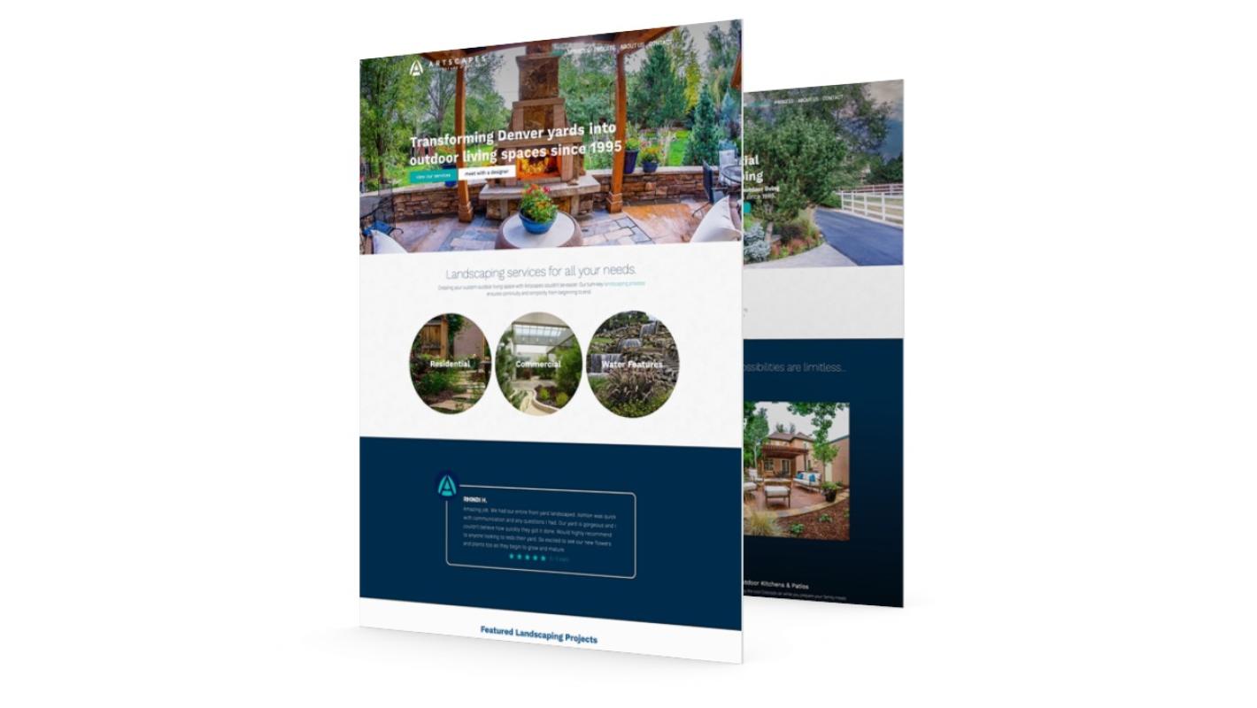 Landscaping Website Herosmyth Web Design Portfolio